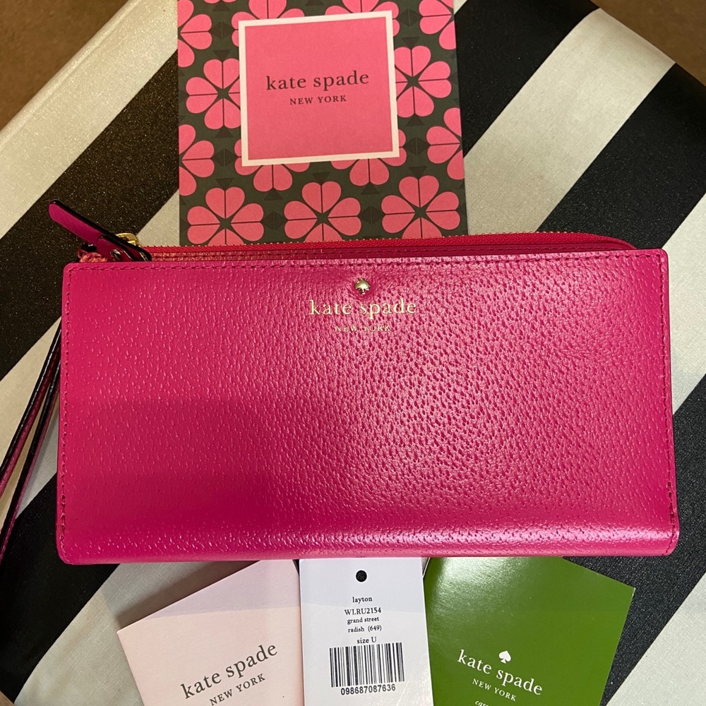 Kate Spade BRAND NEW Hot Pink wallet